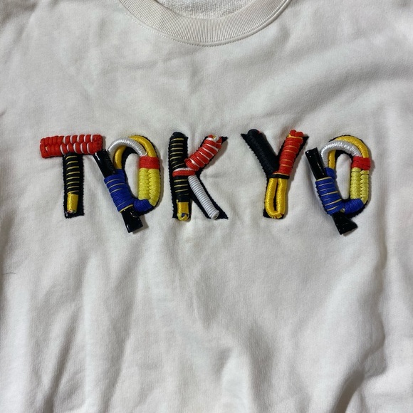 MSGM Milano Colorful Tokyo Embroidered Sweatshirt Small (MT) - Picture 5 of 9